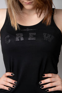 Camiseta de tirantes "Crew glitter"